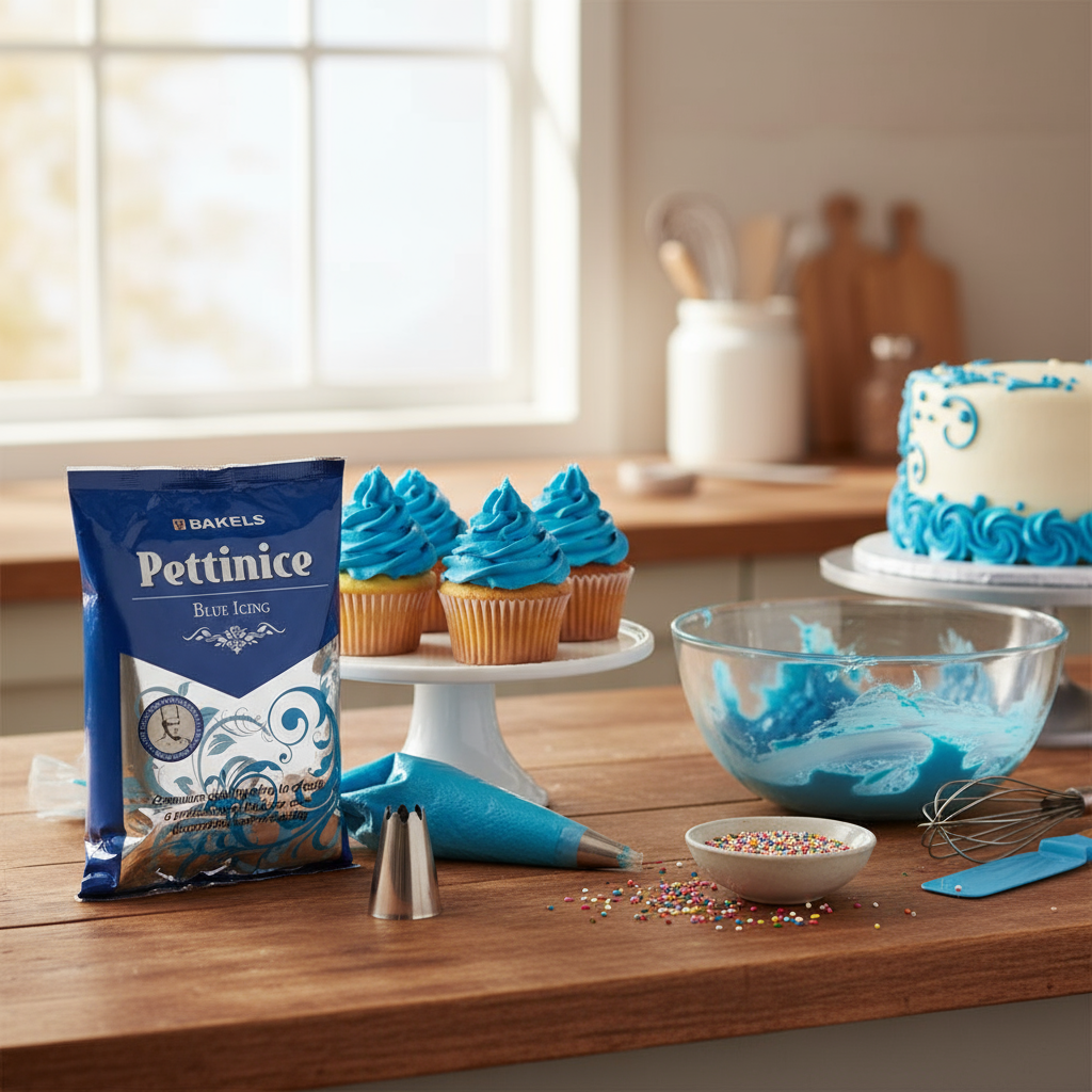 750g Blue Bakels Pettinice Ready-to-roll Fondant