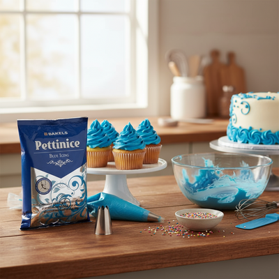 750g Blue Bakels Pettinice Ready-to-roll Fondant