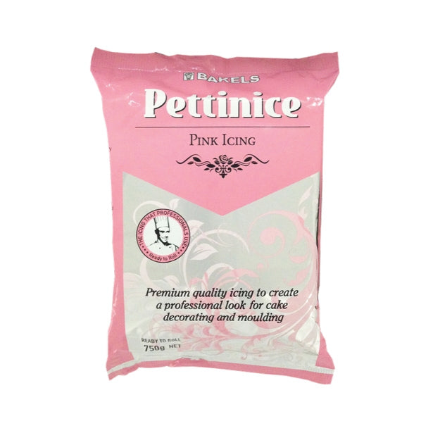 750g Pink Bakels Pettinice Ready-to-roll Fondant