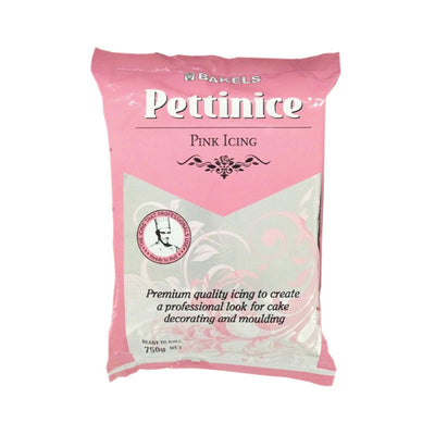 DATED SPECIAL 750g Pink Bakels Pettinice Ready-to-roll Fondant (BB Apr 2024)