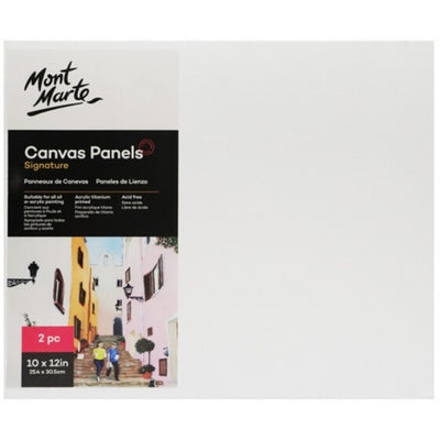 Mont Marte Canvas Panels 25.4x30.5cm 2pk