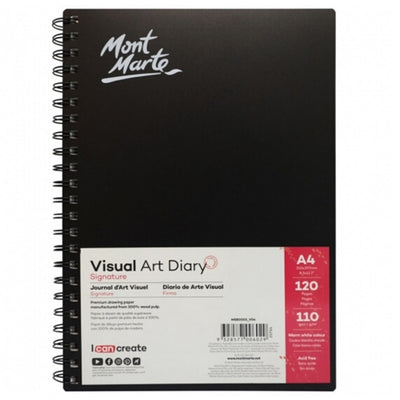 Mont Marte Visual Art Diary A4 120 Pages