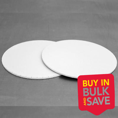 BULK 50pk 10in Round Masonite Cake Board - White