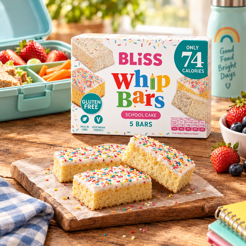 Bliss School Cake Bars 5pk 100g