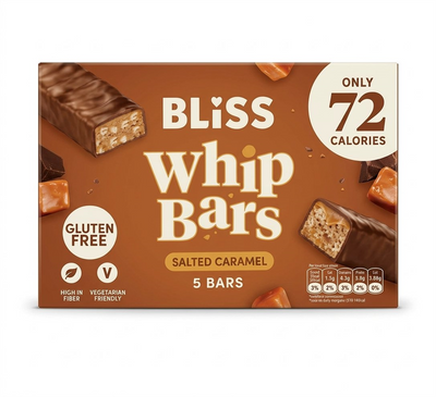 Bliss Whip Salted Caramel Bars 5pk 100g
