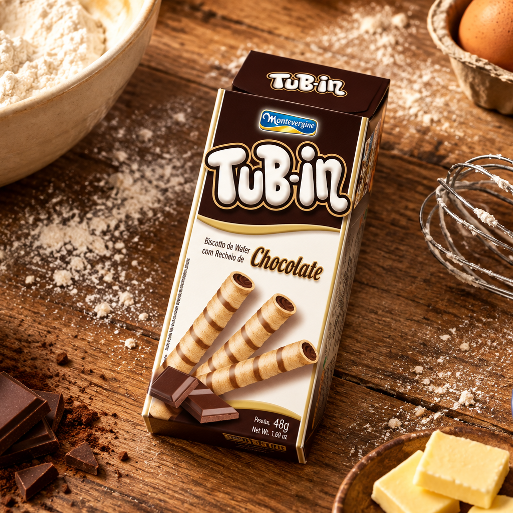 Tub-in Chocolate Wafers 48g