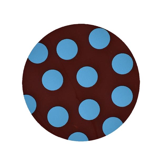 Roberts Chocolate Transfer Sheet, Polkadots Sky Blue 25.5x33cm