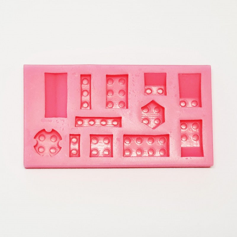 12 Bricks/Legos Silicone Fondant Mold