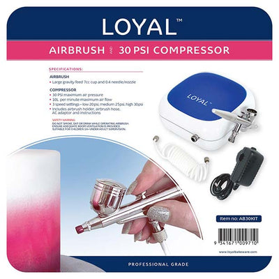 Loyal High Capacity 7cc Airbrush &amp; 30 PSI Compressor