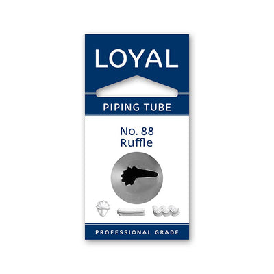 No.88 Ruffle Loyal Standard Stainless Steel Piping Tip