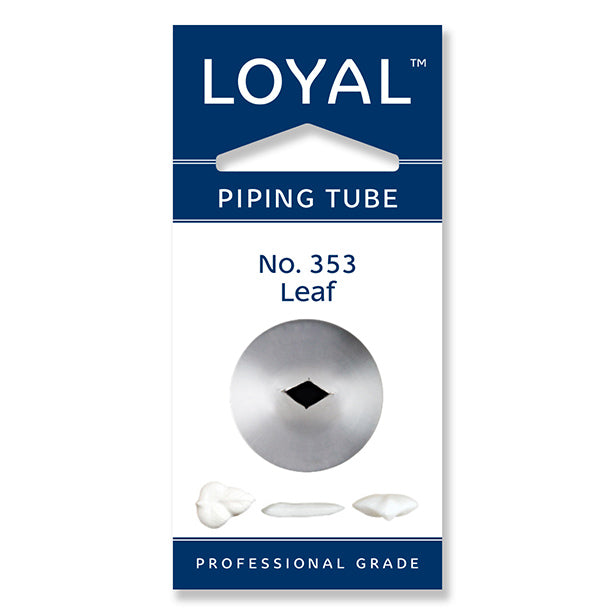 No.353 Leaf Loyal Medium Stainless Steel Piping Tip