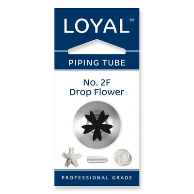 No.2F Drop Flower Loyal Medium Stainless Steel Piping Tip