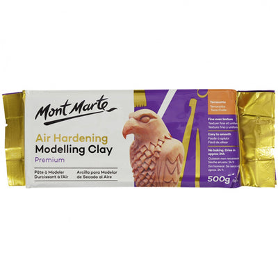 Mont Marte Air Hardening Modelling Clay 500g - Terracotta