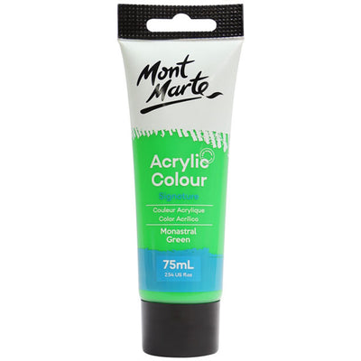 Mont Marte Acrylic Colour Paint 75ml - Monastral Green