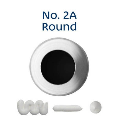 No.2A Round Loyal Medium Stainless Steel Piping Tip
