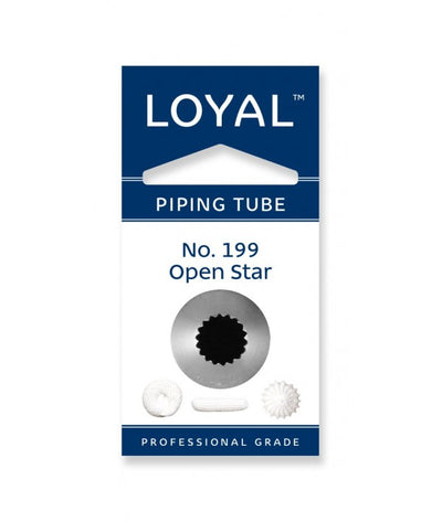 No.199 Open Star Loyal Standard Stainless Steel Piping Tip