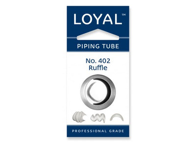 No.402 Ruffle Loyal Medium Stainless Steel Piping Tip