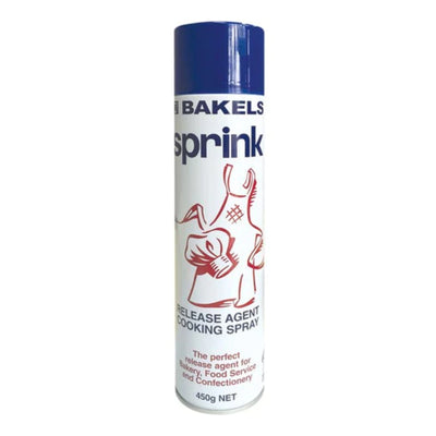 Bakels Sprink Aerosol Release Agent Cooking Spray 450g