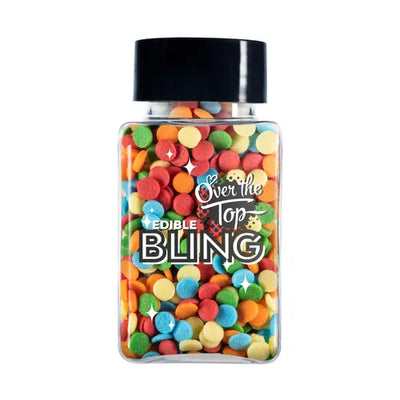 Over The Top Edible Bling Mixed Bright Sequins 55g