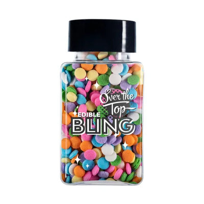 Over The Top Edible Bling Mixed Pastel Sequins 55g