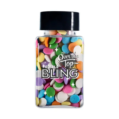 Over The Top Edible Bling Mixed Pastel Confetti 55g