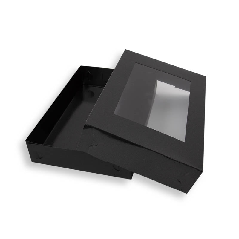 Black Biscuit Box 10x7x2in