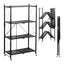 Storage Shelf 4 Tier 72x34x124cm