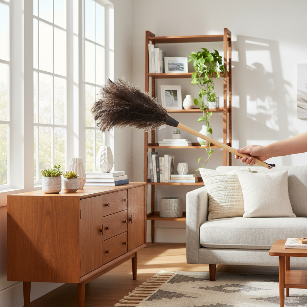 Ostrich Feather Duster 57cm