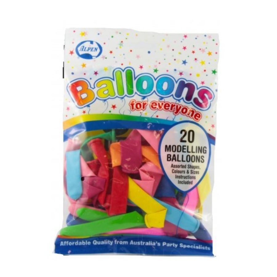 20pk Modelling Latex Balloons with Instructions