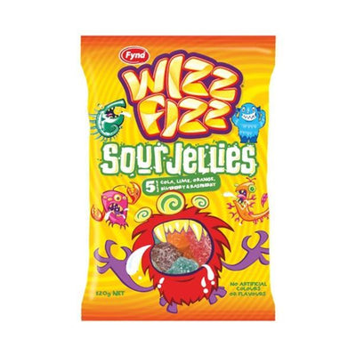 Wizz Fizz Sour Jellies 120g