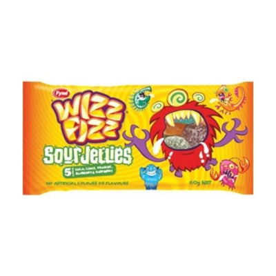 Wizz Fizz Sour Jellies 60g