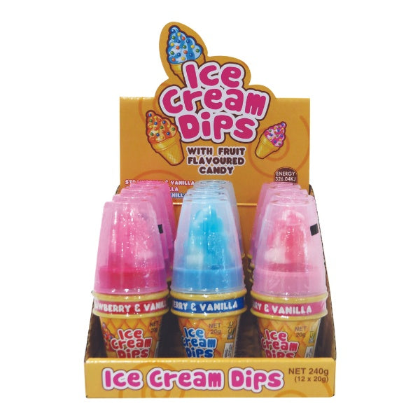 12pk Kidsmania Ice Cream Dips 20g