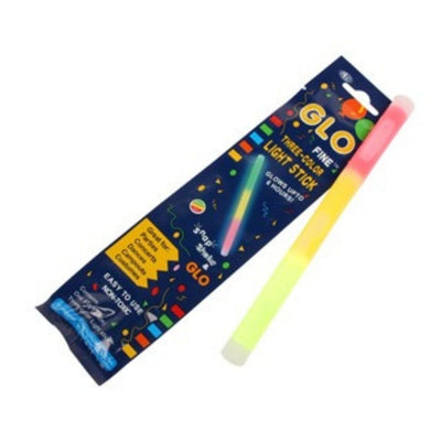 Glow Tri-Colour Light Stick 25cm