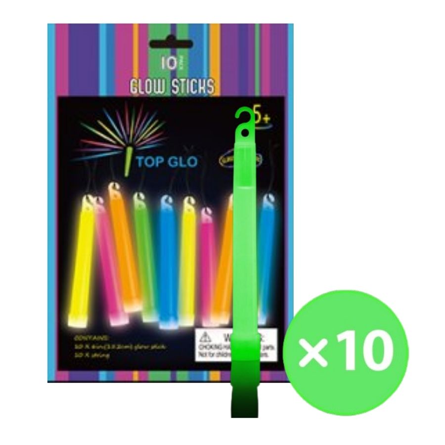 10pk Green Glow Light Stick on String 15cm – I Love This Shop