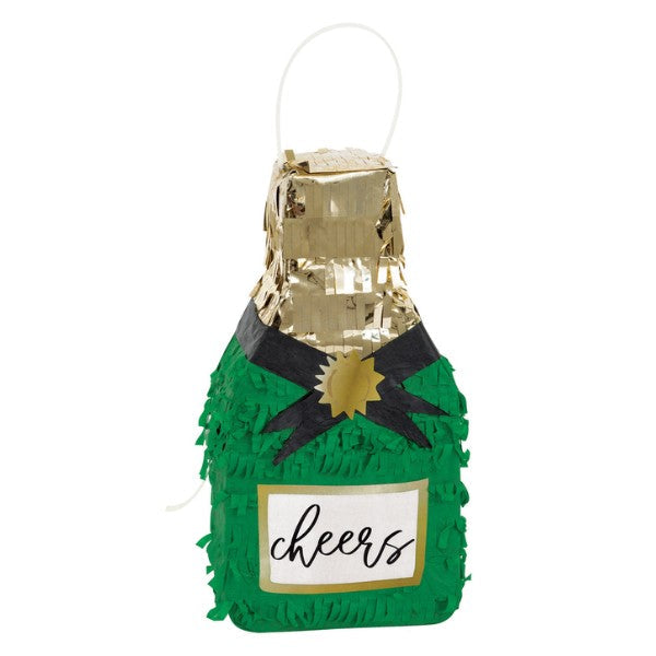 Champagne Bottle Mini Pinata (8x4.1in)