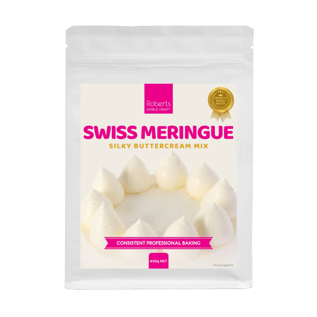 Roberts Silky Icing Meringue Buttercream Mix 400g