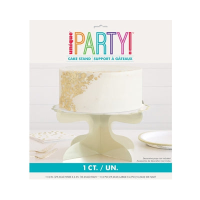 Gold Paperboard Cake Stand