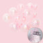 Hologram Pink Ball Topper 12pk