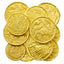 Gold Milk Chocolate Coins 65g (approximately 10-11 pieces)