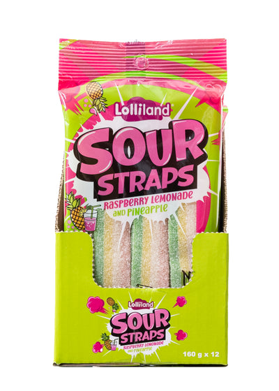 Lollinauts Sour StrapsSplitz - Raspberry Lemonade & Pineappler 160g