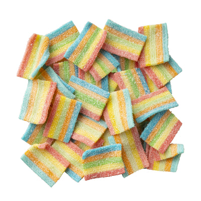 Lollinauts Sour Strap Bites - Rainbow 242g