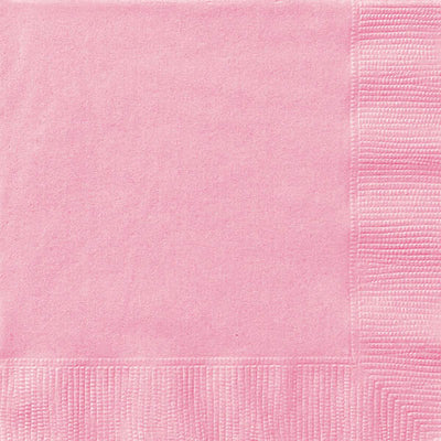 Lovely Pink Lunch Napkins 33x33cm 20pk