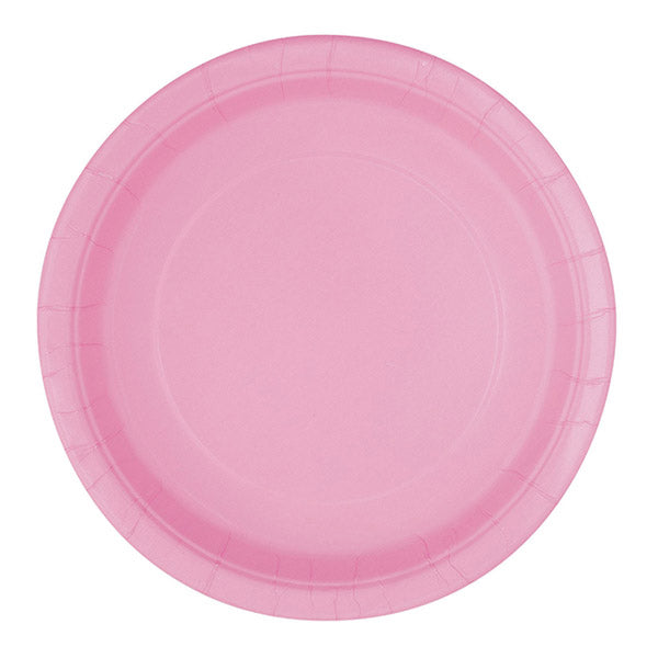 Lovely Pink Paper Plates 9in 8pk