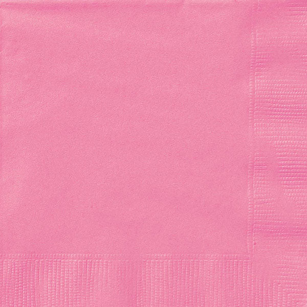 Hot Pink Lunch Napkins 33x33cm 20pk
