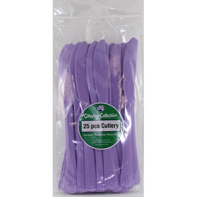Lavender Plastic Knives 25pk