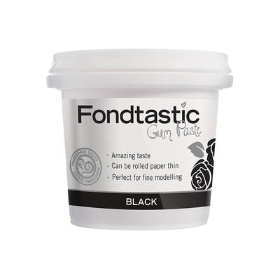 Fondtastic Gum Paste - Black 225g