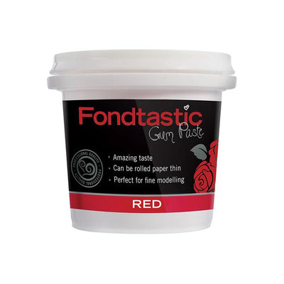 Fondtastic Gum Paste - Red 225g