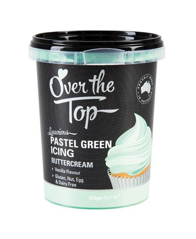 Over The Top Buttercream - Pastel Green 425g