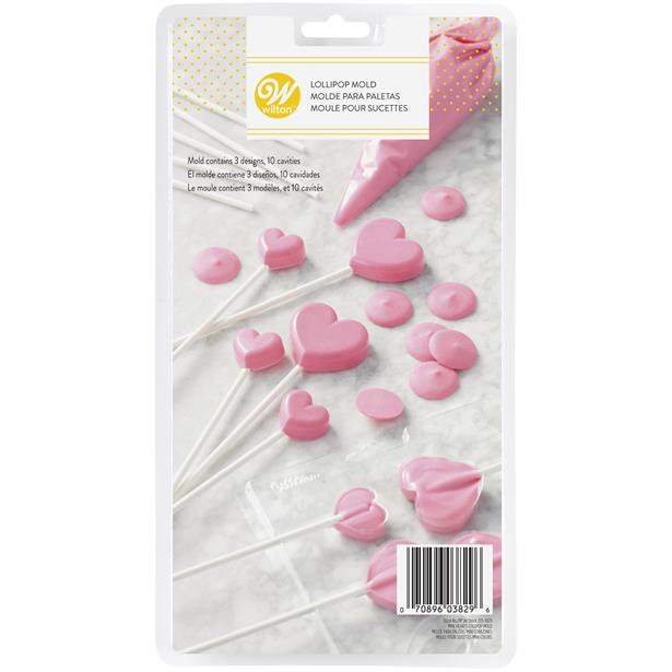 Wilton Mini Heart Lollipops Candy Mould