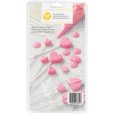 Wilton Mini Heart Lollipops Candy Mould